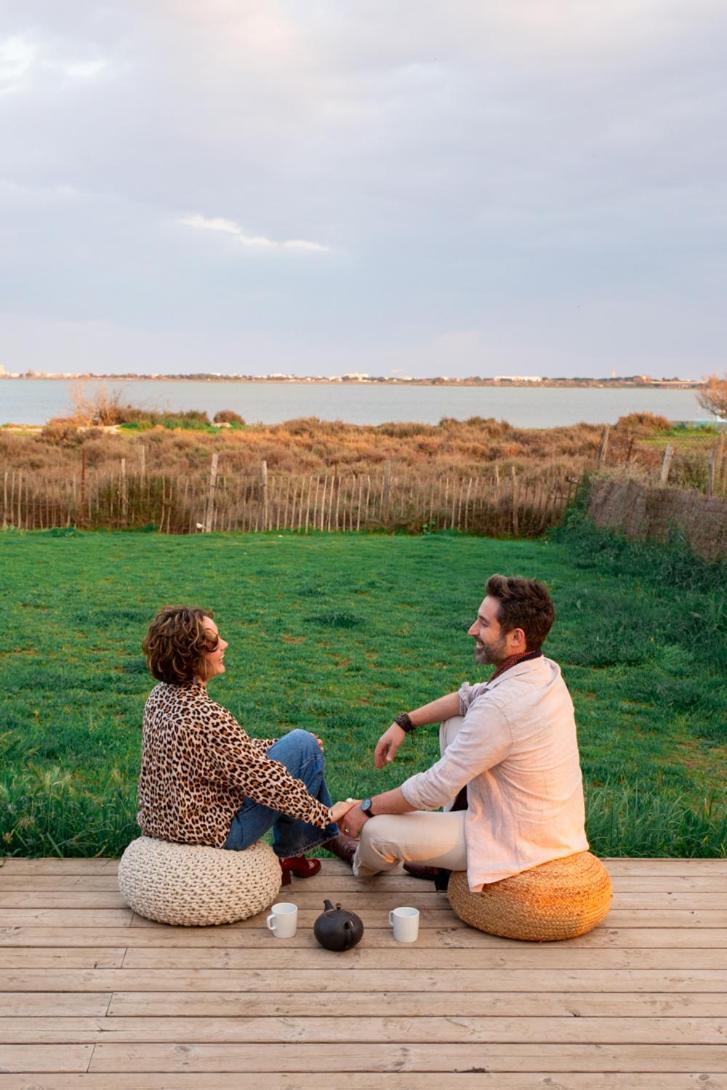 Le Mazet De L'Or - Climatisation Et Vue Sur L'Etang Lägenhet Pérols Rum bild